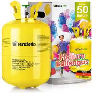 TRENDARIO helium tank for 50 balloons of 9" or 23cm