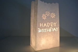 Candle Bag set Happy Birthday 26 cm