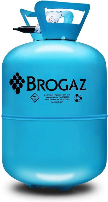 Brogaz Heliumtank (30 ballonnen) maat S