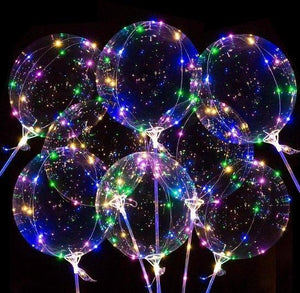 LED Ballon - 5 stuks Ballonnen - LED - Decoratie - Sfeer - Ballon - Led ballon - Bobo - Baloons - 5 stuks - Led ballonnen - 30 Ledjes - Bruiloft