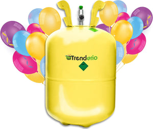 TRENDARIO helium tank for 50 balloons of 9" or 23cm