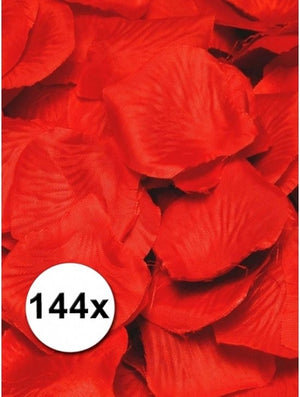 Luxus-Rosenblätter – 144 Stück oder 500 Stück – rot – 3 x 3 cm – Valentinsdekoration/Dekoration 