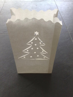 10 x Candle Bag kerstboom