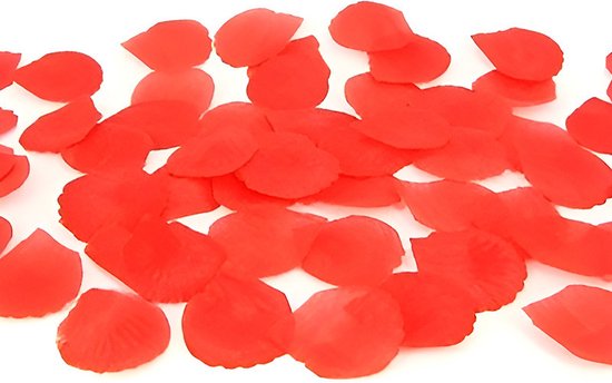 Luxury Rose Petals - 144 pieces or 500 pieces - red - 3x3 cm - Valentine's Day decoration / decoration