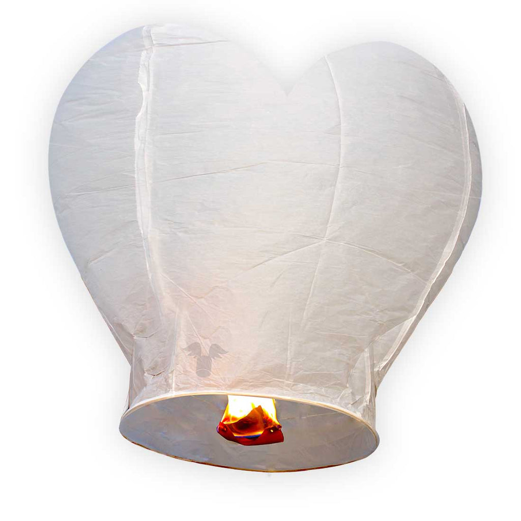 Wish Balloon Heart White or Red